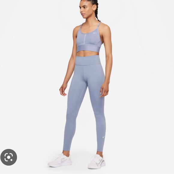 Nike Women’s One Dri-Fit full length leggings- small - blue - Picture 2 of 9